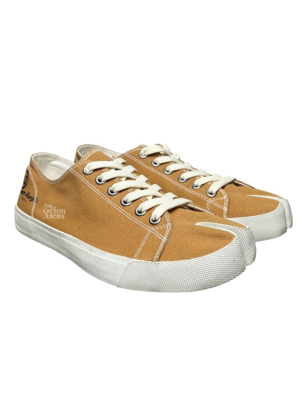 Size 42 Maison Margiela Tabi Sneaker 'Tan' S57WS00252 P1875 T3027 Pre-Owned